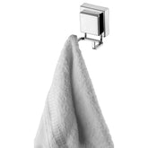 Gancho Duplo com Ventosa Aço Cromado - Ela Decora